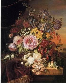 unknow artist Floral, beautiful classical still life of flowers 04